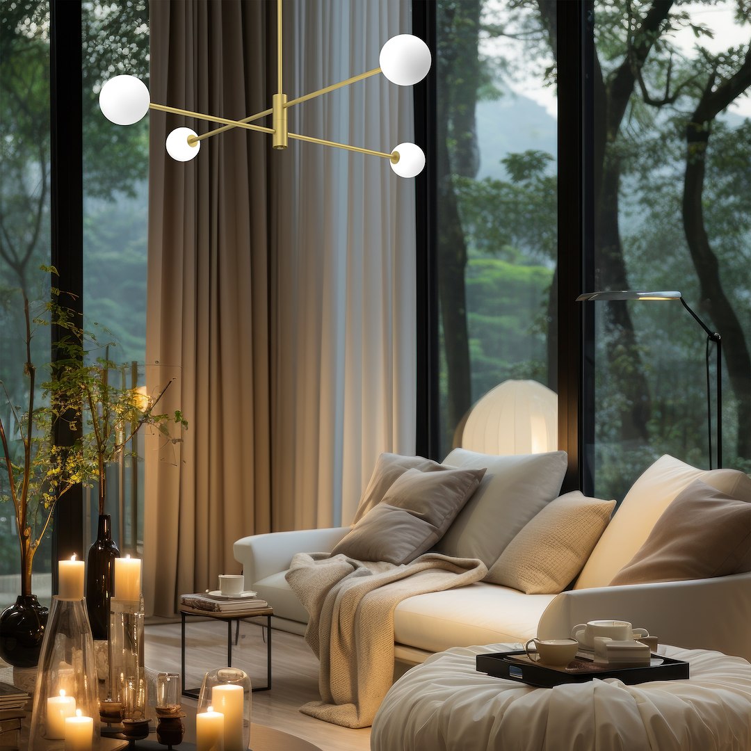 Lampa sufitowa DORI GOLD 4xG9 - obrazek 4