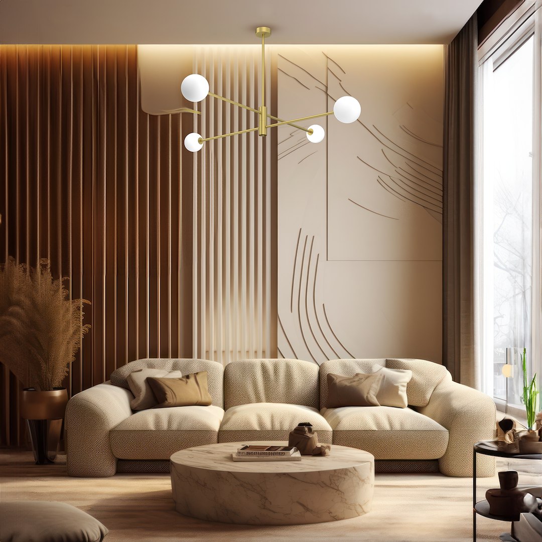 Lampa sufitowa DORI GOLD 4xG9 - obrazek 5