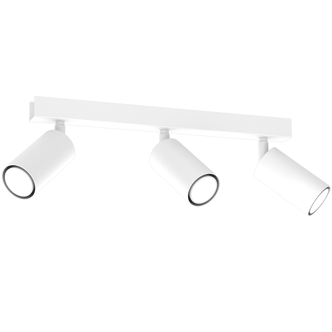 Lampa sufitowa Hudson 3xGU10 Biały