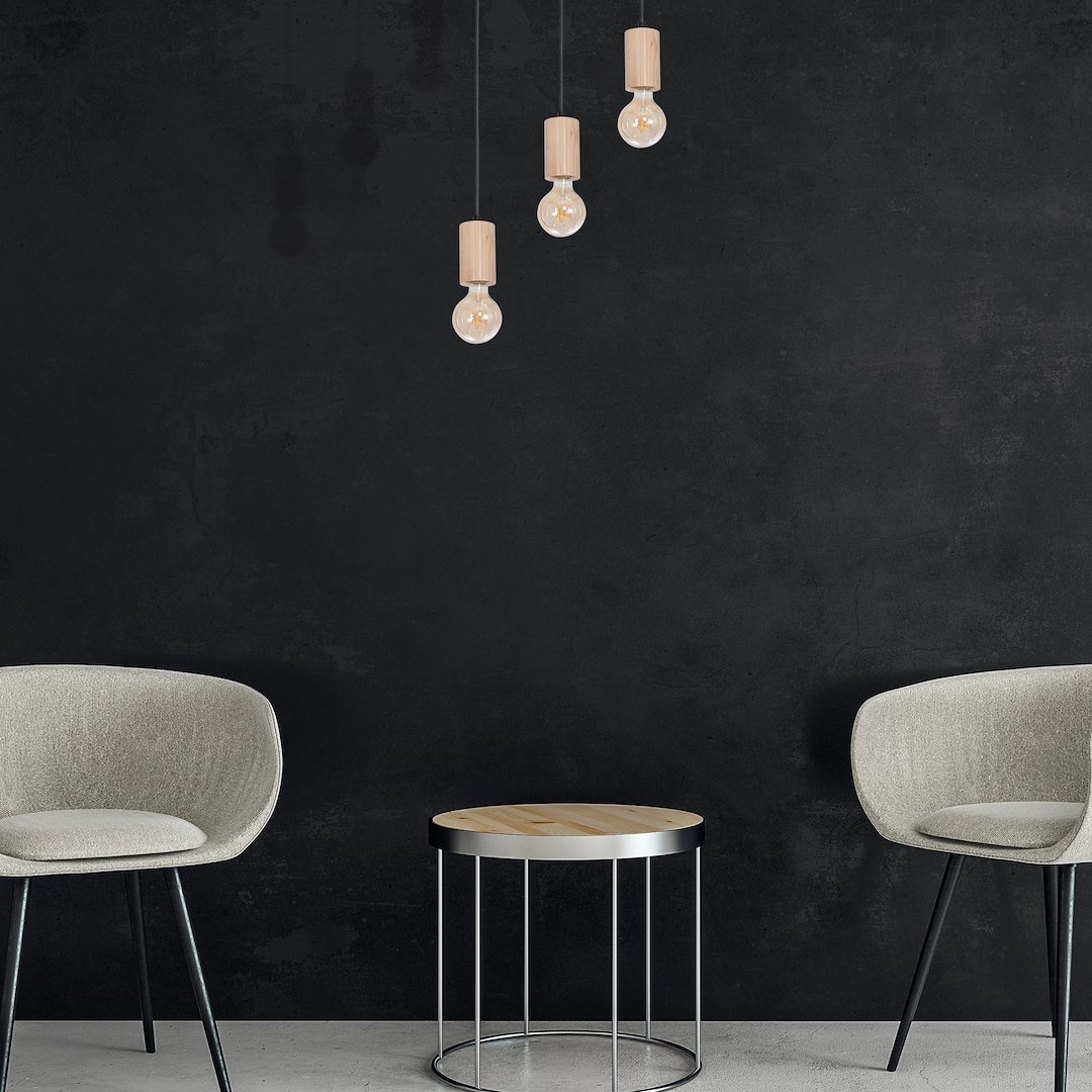 Lampa wisząca LINES 3xE27 - obrazek 4
