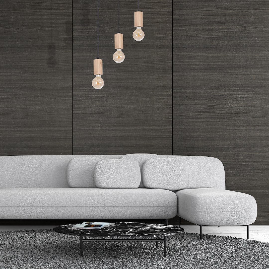 Lampa wisząca LINES 3xE27 - obrazek 6