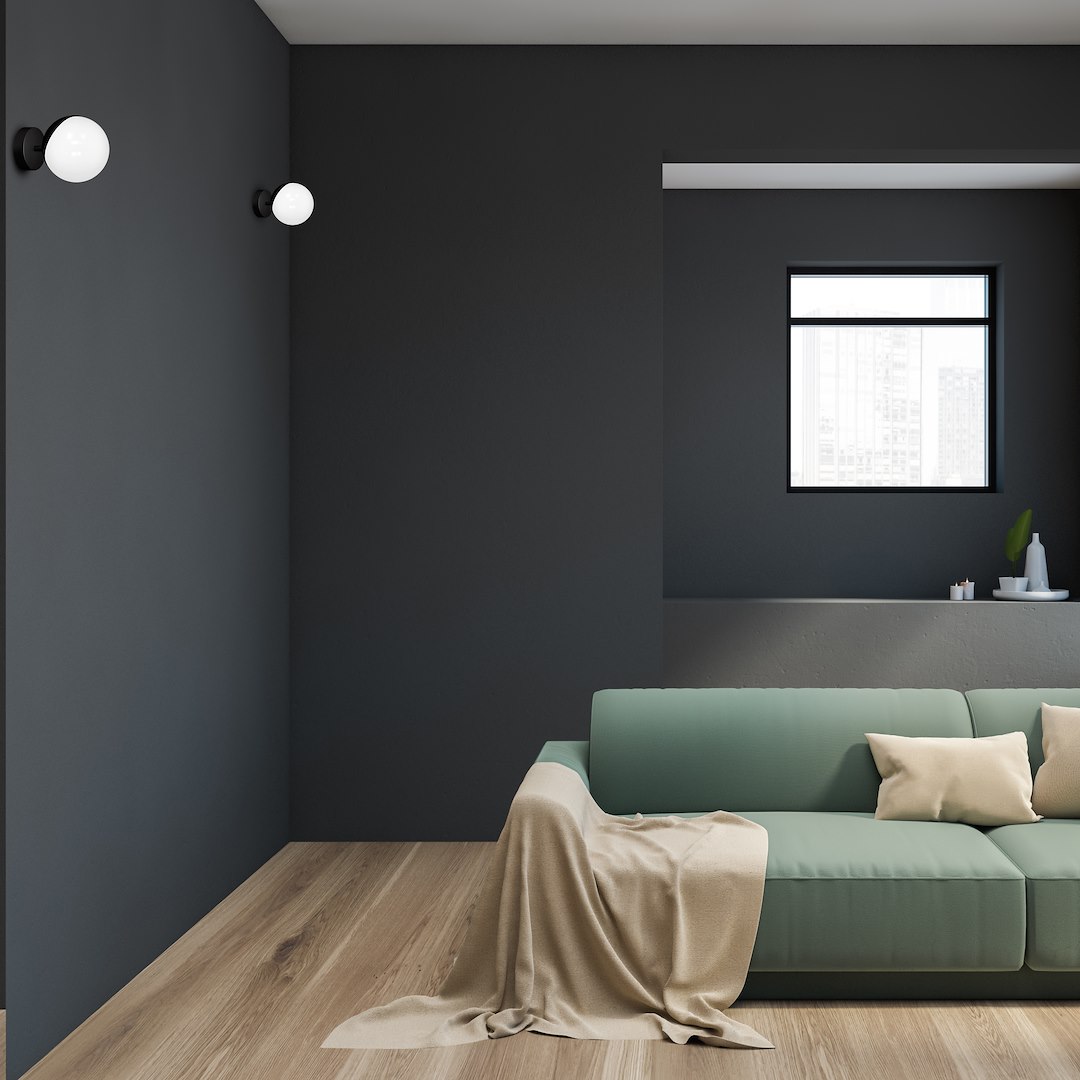 Kinkiet SFERA BLACK 1xE14 - obrazek 3