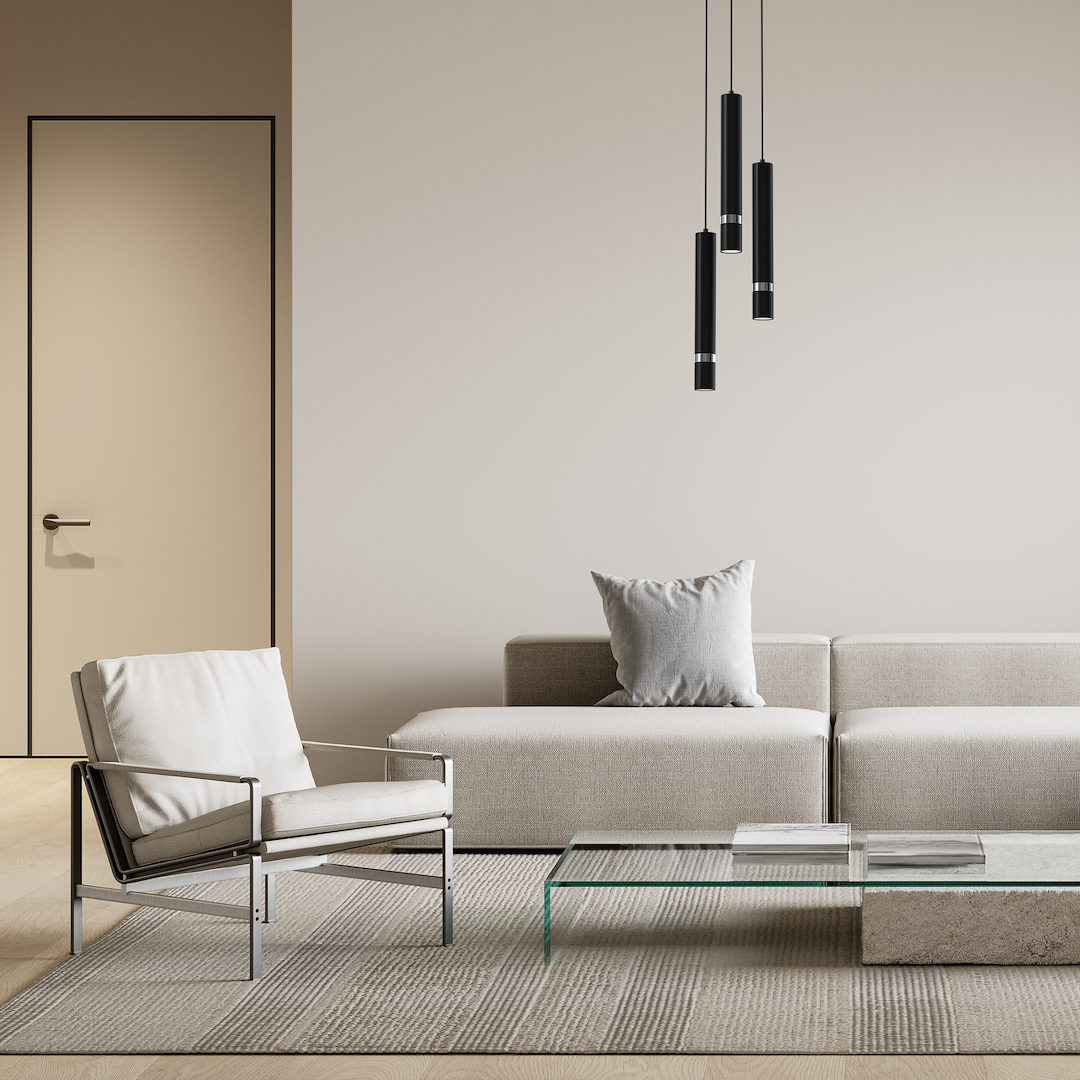 Lampa wisząca JOKER BLACK/CHROME 3xGU10 - obrazek 4