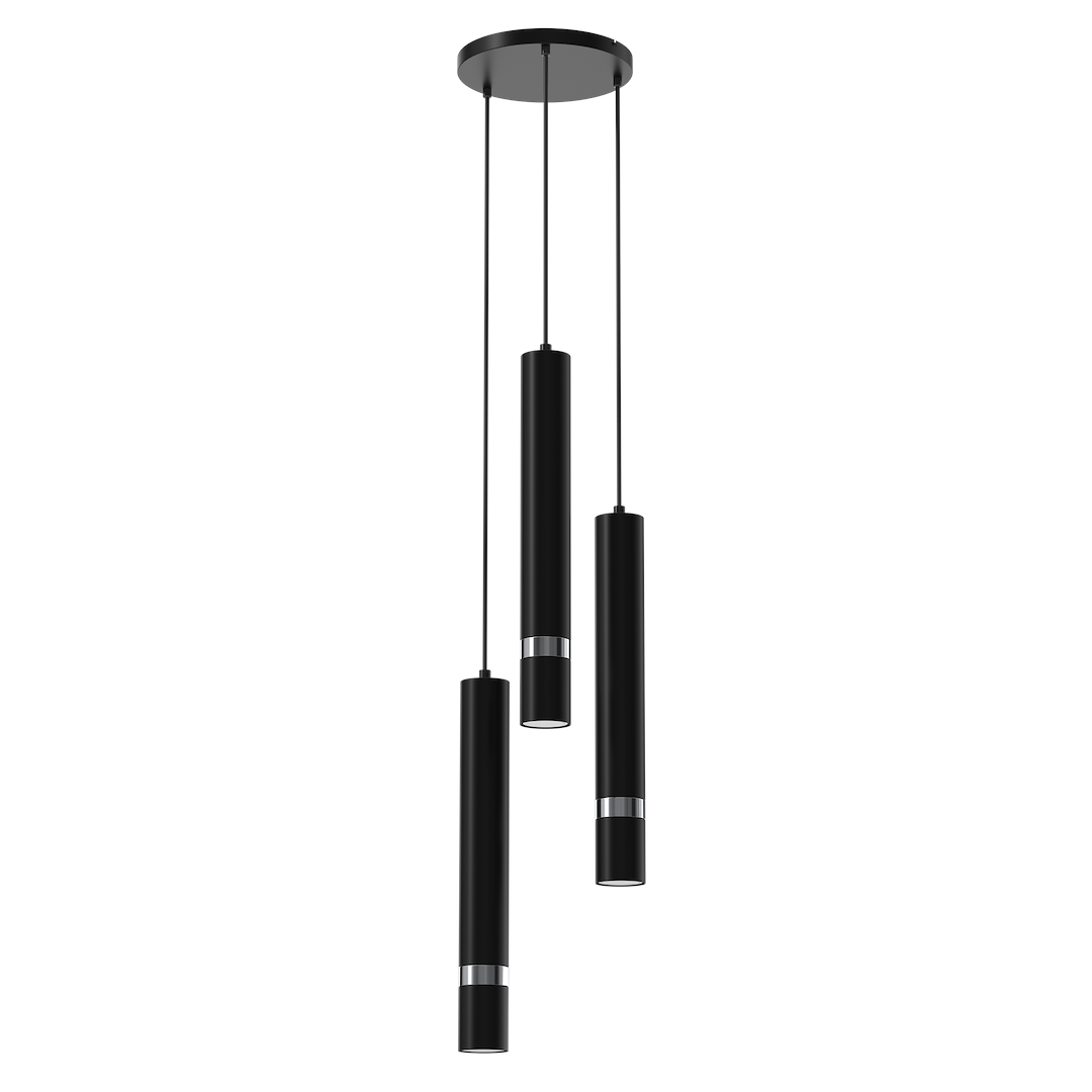 Lampa wisząca JOKER BLACK/CHROME 3xGU10 - obrazek 6