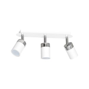 Lampa sufitowa Joker 3xGU10 Biały/Chrom