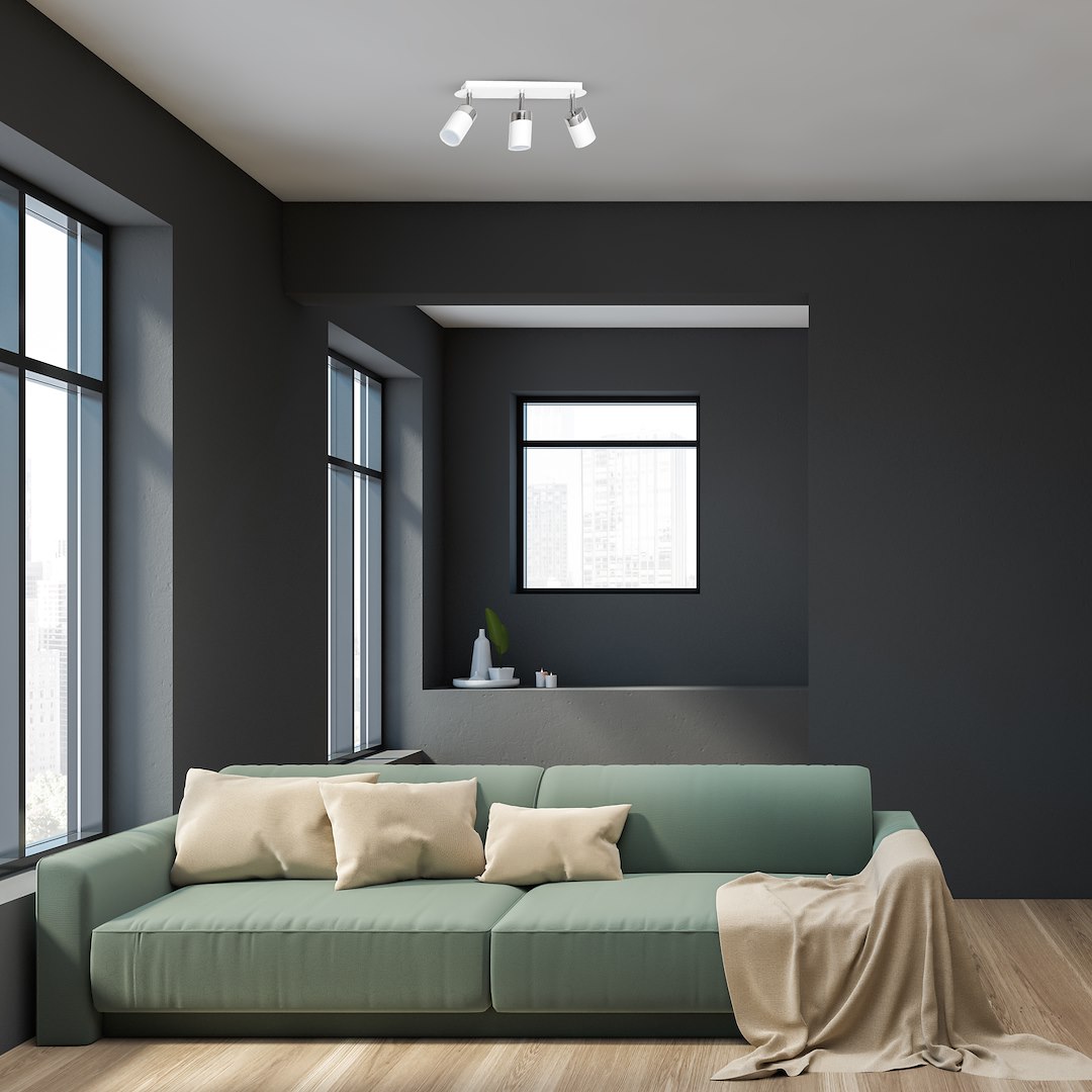 Lampa sufitowa Joker 3xGU10 Biały/Chrom - obrazek 3