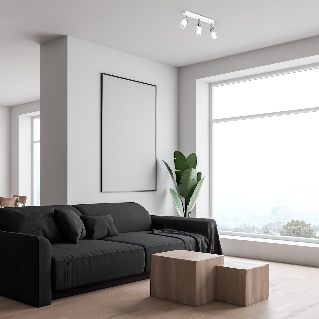 Lampa sufitowa Joker 3xGU10 Biały/Chrom - obrazek 5