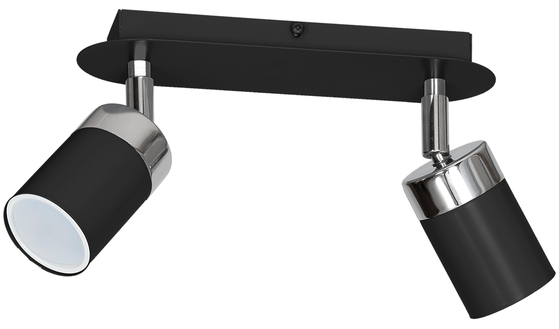 Lampa sufitowa JOKER BLACK/CHROME 2xGU10 - obrazek 8