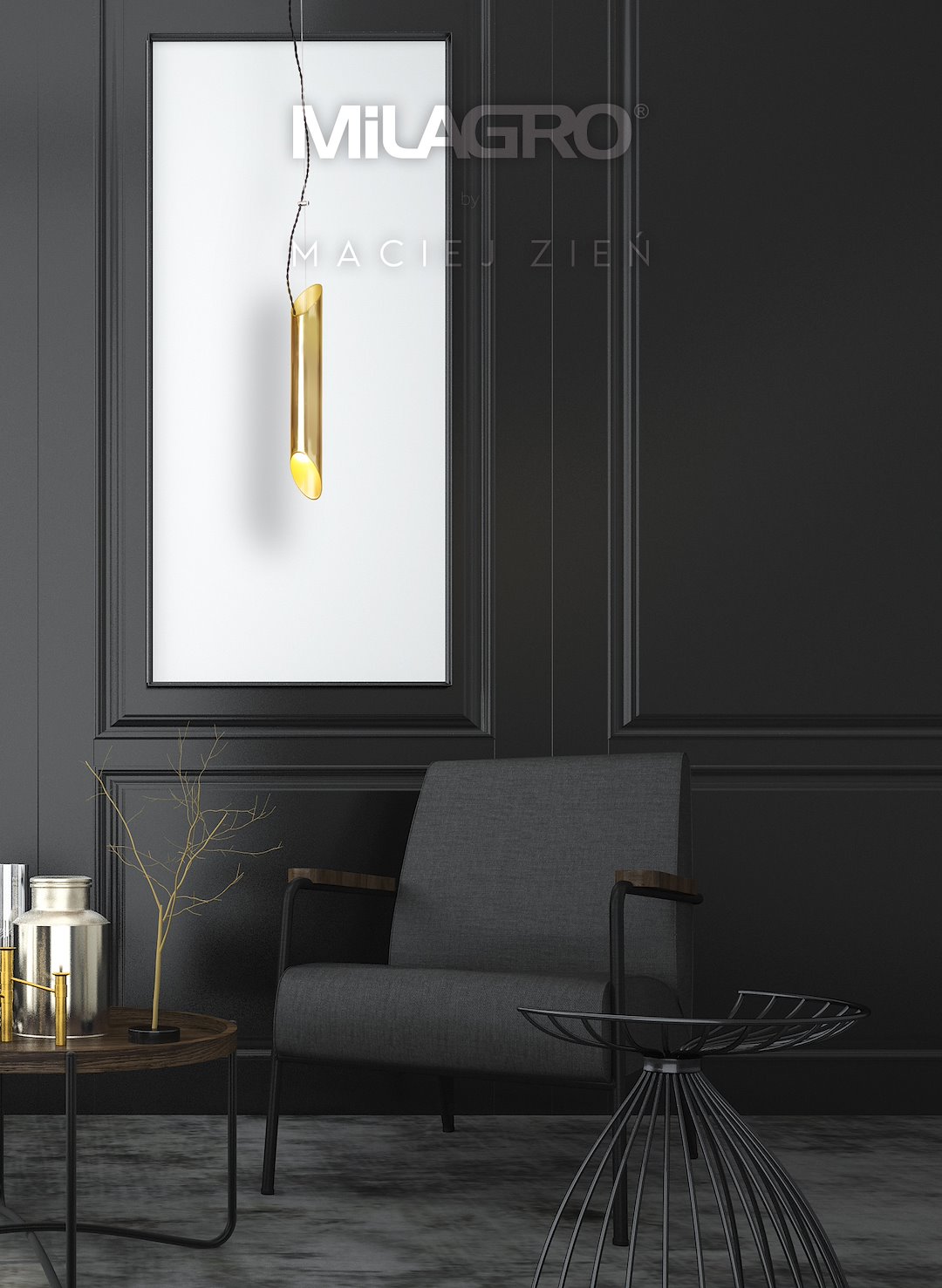 Lampa Wisząca LIBRA 1xE14 - obrazek 3