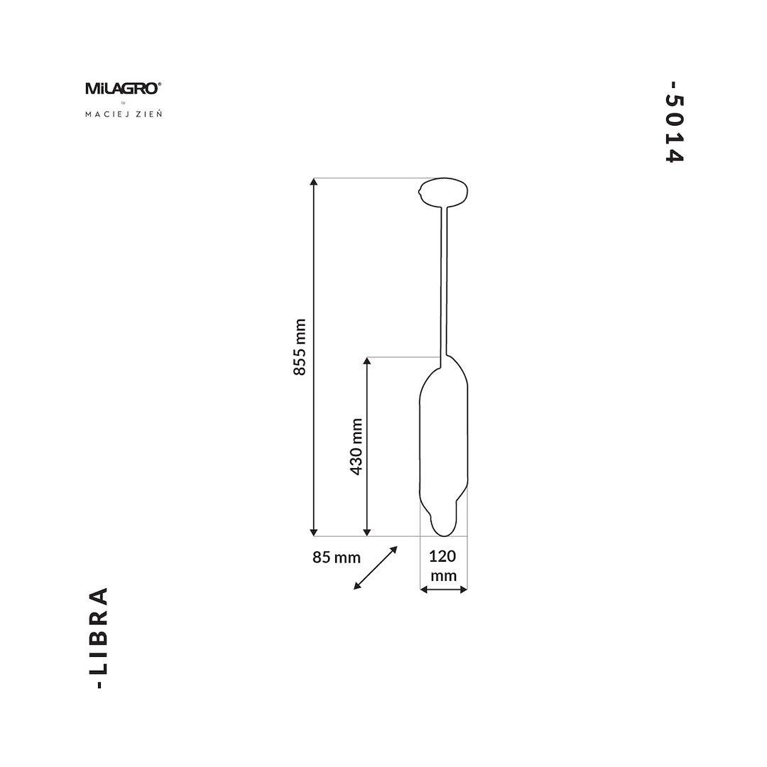Lampa Wisząca LIBRA 6xE14 - obrazek 2