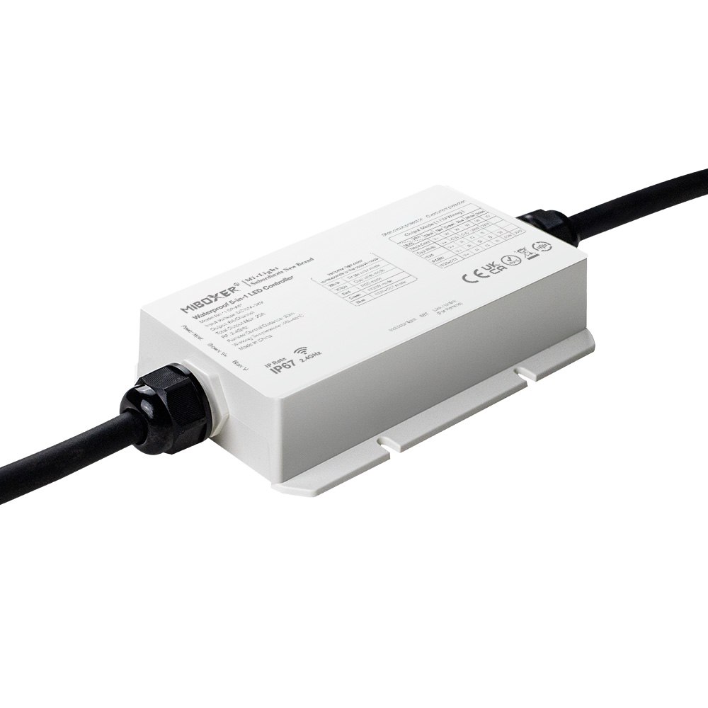 MI-LIGHT MiBoxer Kontroler 5w1 RGB/CCT 12-36VDC 20A IP67
